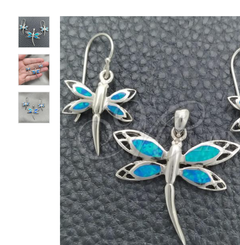 Boucle d'oreille "libellule" (Copie)
