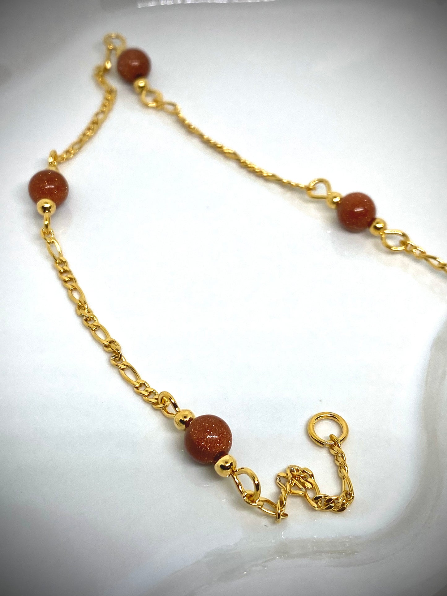 Bracelet cheville "red"