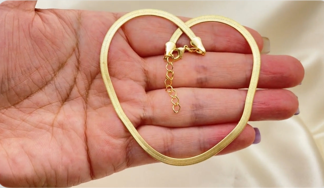 Bracelet cheville "Maillaité"