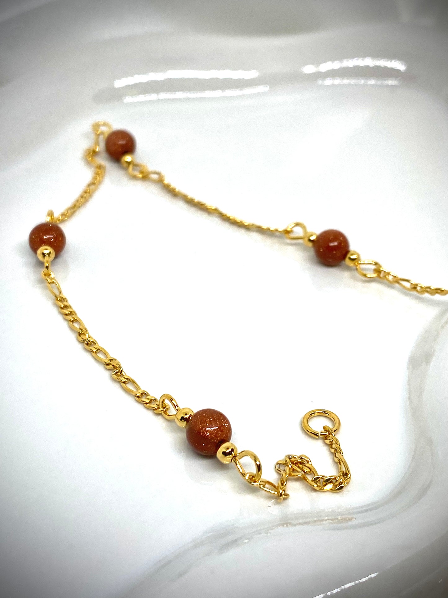 Bracelet cheville "red"