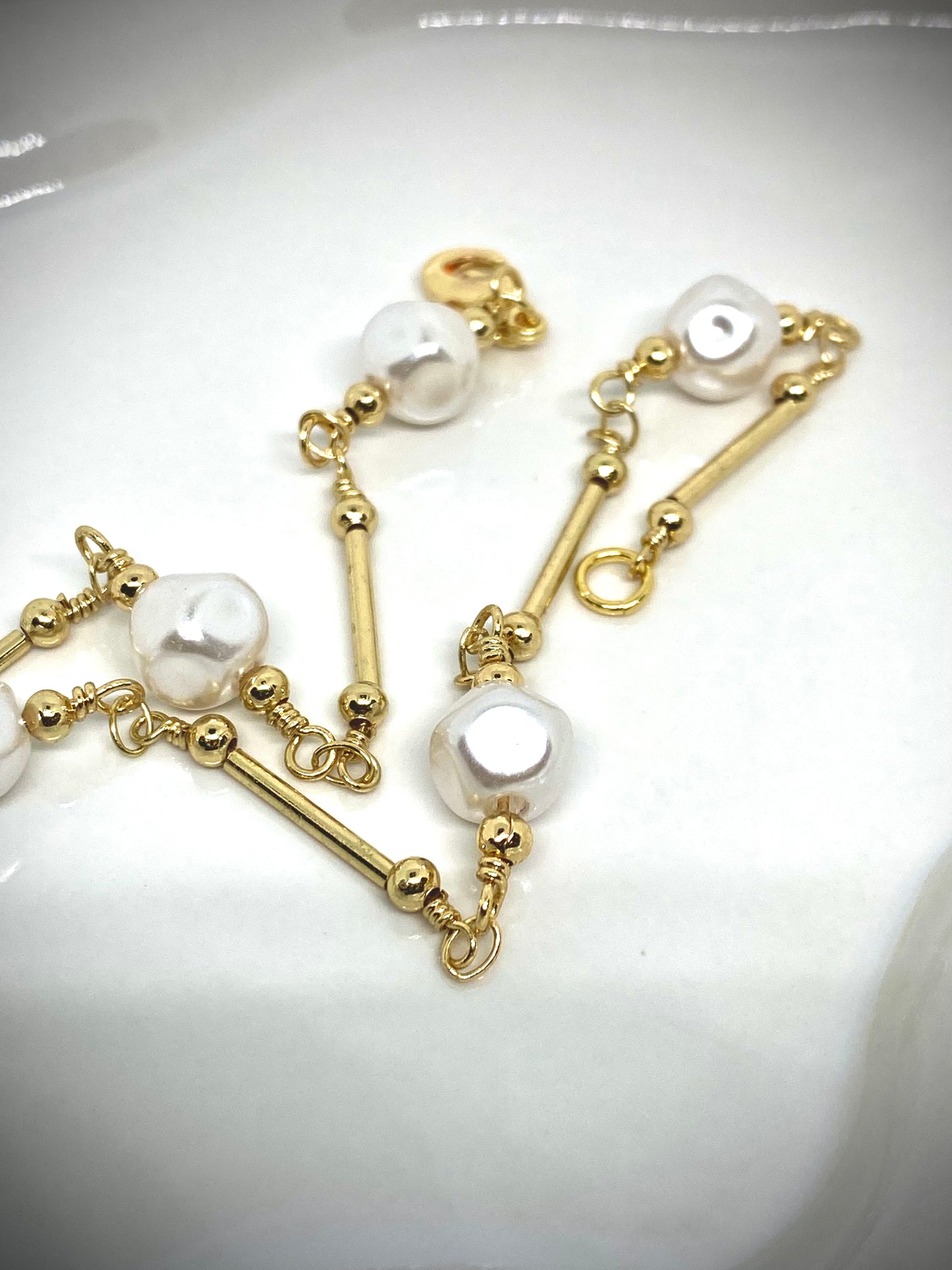 Bracelet cheville "Perles"