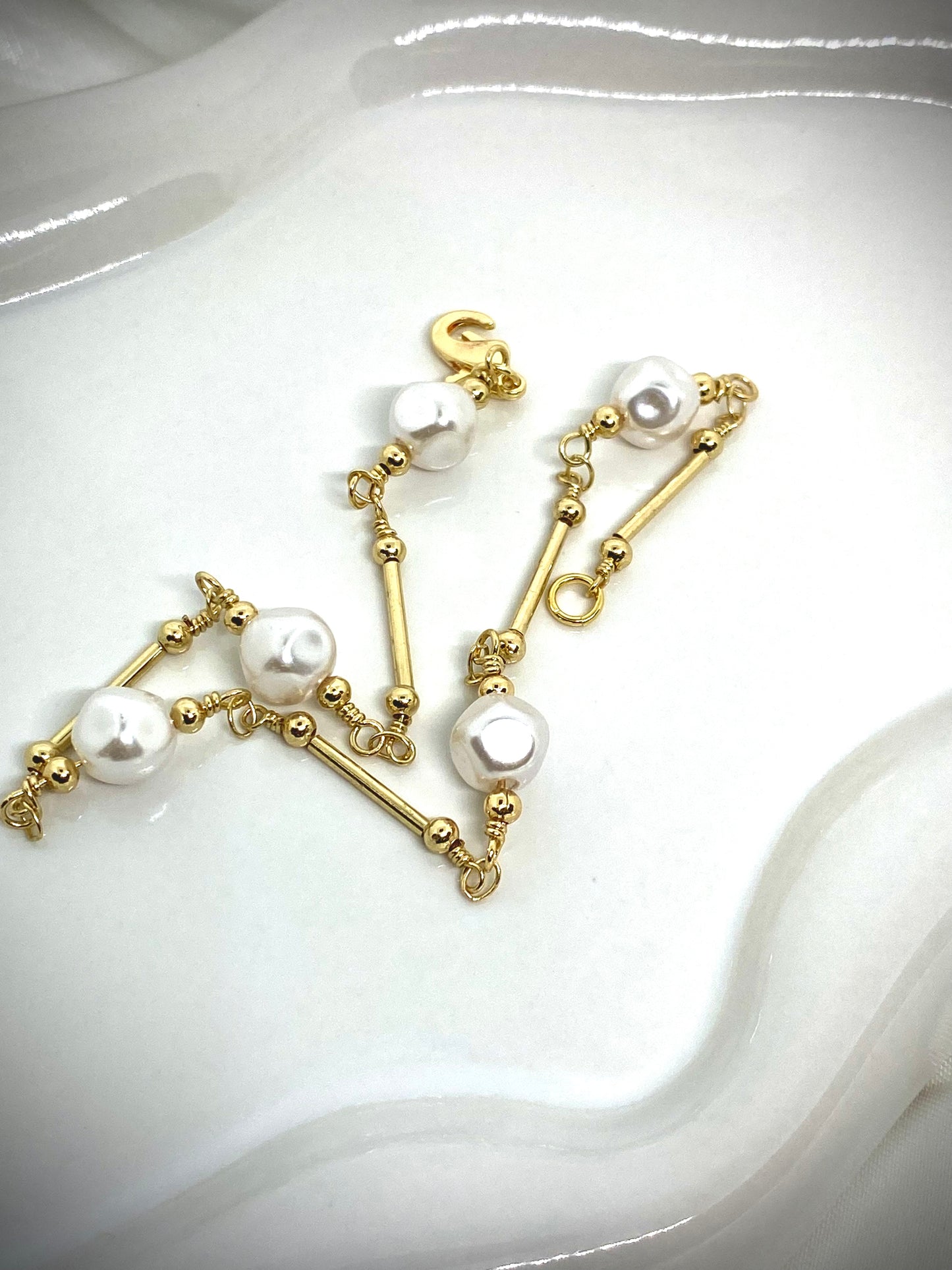 Bracelet cheville "Perles"